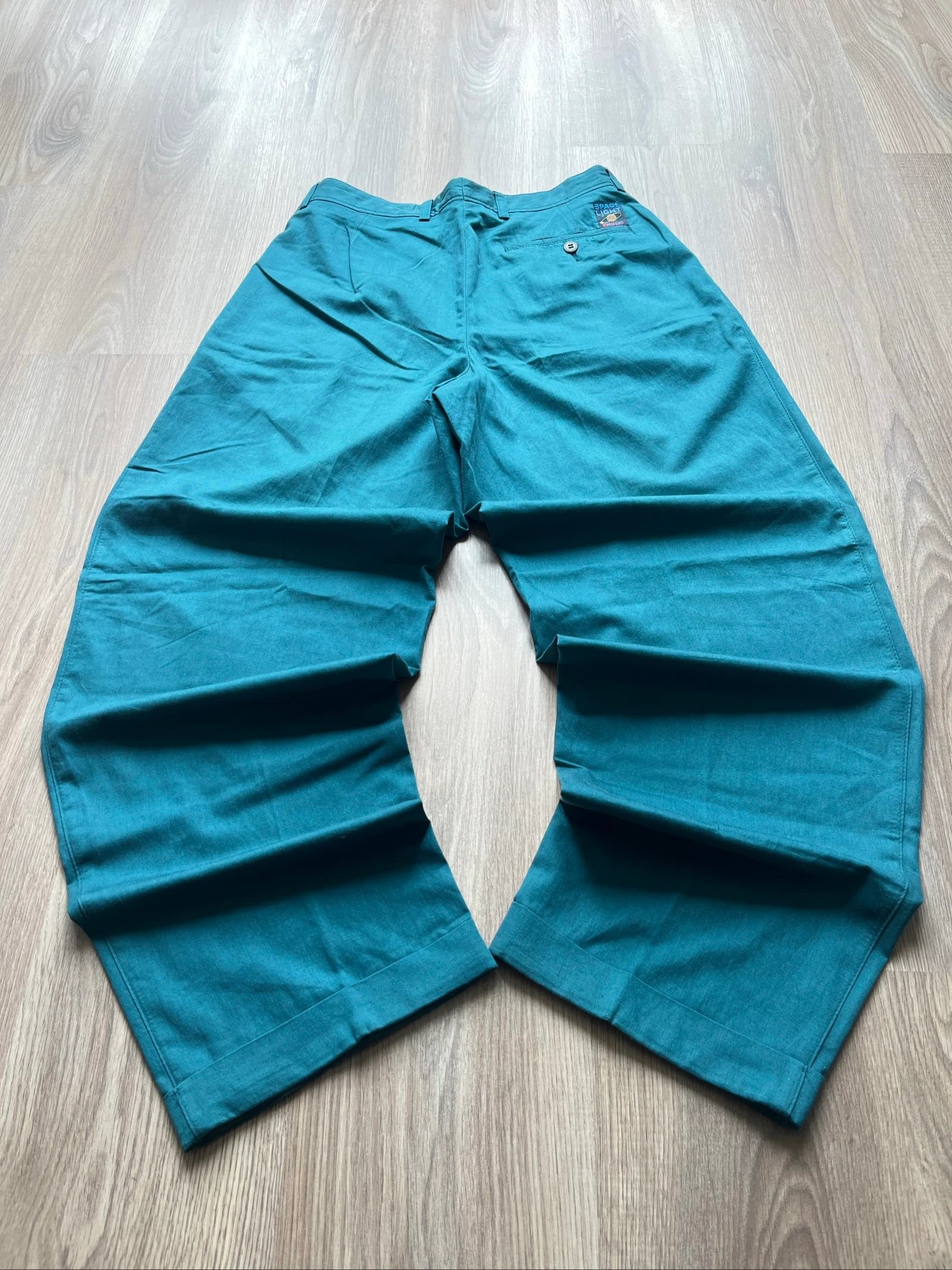 Red point Y2K Super Baggy Jeans Parachute Pants Carpenter Premium Retro Made in USA Vintage 90s unisex